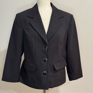 George Classic Black Women's Blazer Size 12